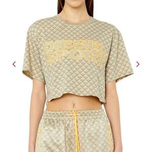 Diesel Awtee-Mimi cropped shirt